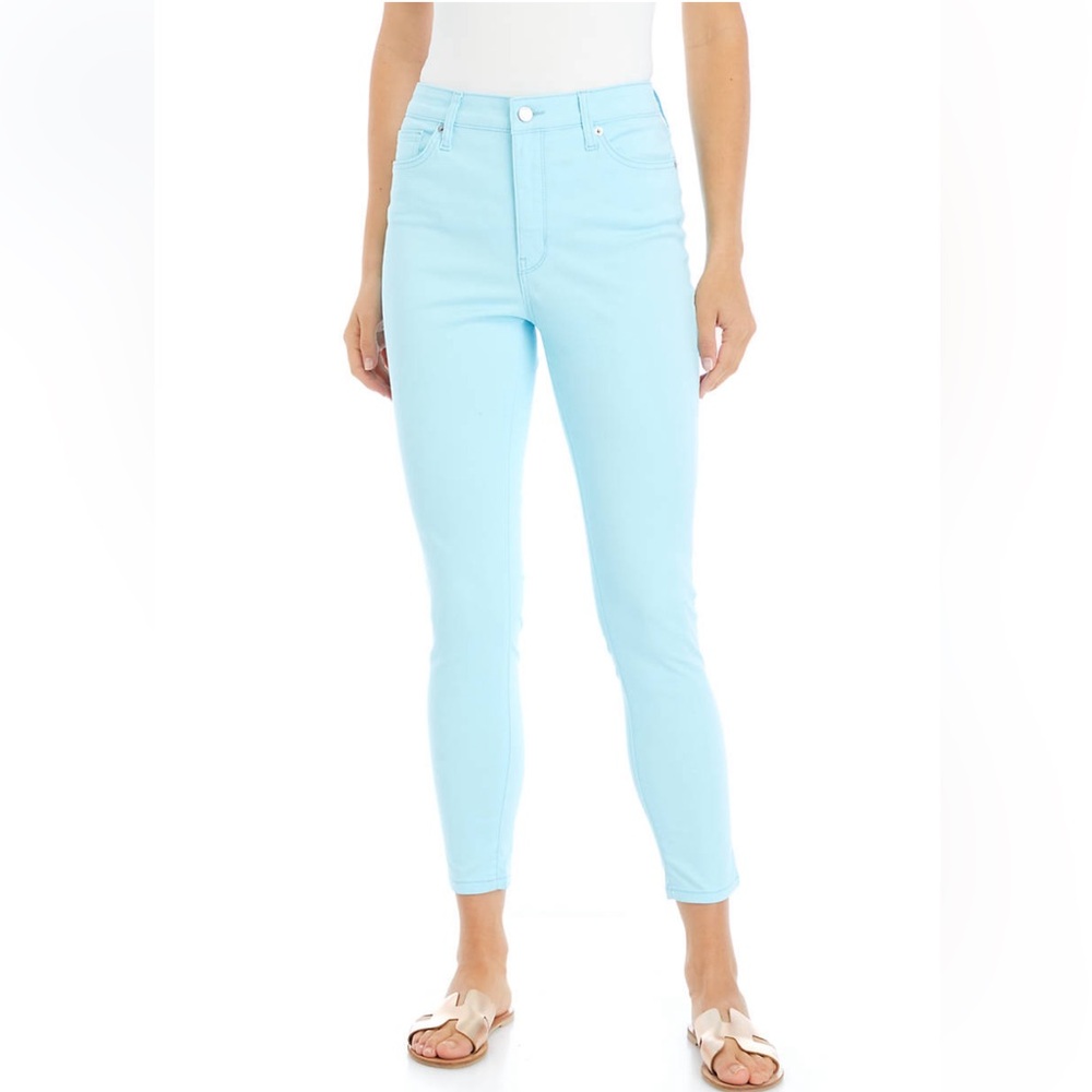 Crown & Ivy High Rise Skinny Color Denim Jeans Size 8